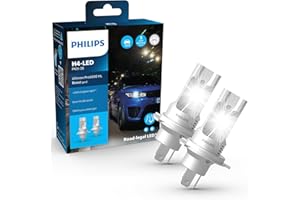 Philips Ultinon Pro6000 Boost gen2 Direct-fit H4-LED, lampadina LED omologata*, fino al 300% di luminosità in più**, 5.800K, set di 2