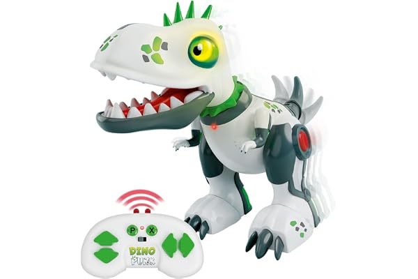 Xtrem Bots - Dinopunk | Robot Enfant 5 Ans Et Plus | Dinosaure Jouet | Robot Jouet | Dinosaure Telecommandé Enfant | Robots Programmable 20 Actions | Cadeau Garcon 5 Ans Et Plus