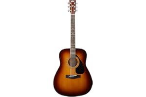 Yamaha F310 Guitarra Acústica - Guitarra Folk 4/4 de madera, 63.4 cm, 25 pulgadas, 6 cuerdas metálicas, color Marrón (Tobacco Brown Sunburst)