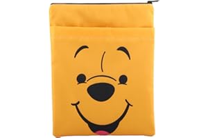 BAUNA Pooh Cartoon Merchandise - Funda para libro de Pooh Bear Lovers para regalo de viaje de vacaciones WDW Magic Kingdom, bolsa con cremallera (cara de perro BM)