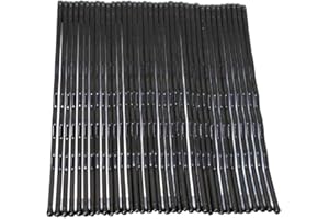 PRITTIES ACCESSORIES 36 Hair Pins GRIPS Blades Clips Long Kirby Traditional Black 6.5 cm (6.5 cm)