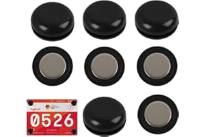Vxiwscy Sistema Magnético De Fijación para Números De Carrera, Set De 4 Imanes Super Fuertes, para Maratones Y Medias Maratones, Sujeción De Dorsales Sin Necesidad De Alfileres De Seguridad