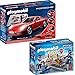 Produktbild Playmobil City Action 2-tlg. Set 3911 6878 Porsche 911 Carrera S + Polizei-Straßensperre