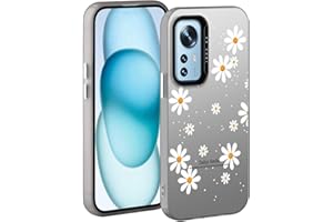 YUXING Funda para Xiaomi 12 / Xiaomi 12s / Xiaomi 12x - Carcasa Teléfono Móvil Antichoque Delgada Patrón Artístico Fresco Bumper Slim Case Cover (Daisy)
