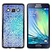 Produktbild DEMAND-GO Handy Durabel Hart Schutz Hülle Einzig Bild Schale Cover Etui Case Für Samsung Galaxy A3 SM-A300 - Blume blau teal wiederholenden Muster