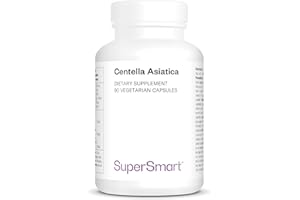 Centella Asiatica - L’Herbe du Tigre - Soutient le Bien-Être Mental et Réduit le Stress - Contribue au Bon Fonctionnement du Système Immunitaire - Vegan - Sans Gluten - Supersmart