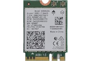 HIGHZER0 ELECTRONICS 9260NGW WiFi Card,Dual Band Wireless- 9260AC AC 9260 NGFF WiFi Card M.2 NGFF 2.4/5GHz(160Mhz) Bluetooth 5.0 Wireless WiFi Card 1.73Gbps Gigabit