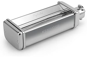 Kenwood KAX982ME Accessorio Tagliapasta per Tagliolini, Accessorio per Impastatrice Planetaria, MADE IN ITALY, Acciaio, Adatta per i modelli di impastatrice planetaria Kenwood KCC+KVC+KVL+KMX