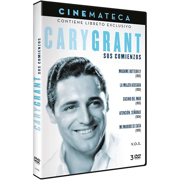 Cinemateca: Pack Cary Grant Sus Comienzos: Madame Butterfly + La Mujer Acusada + Casino del Mar + Atención, Señoras + Mi Marido se Casa [DVD]. Versión ... en español no doblada al