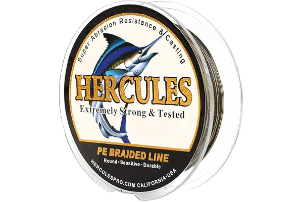 Hercules Super Cast 10-300lbs Ligne de pêche tressée 100-2000m 109-2187yds Test pour Les Lignes de Poisson Tresse PE d'eau salée Superline 8 brins