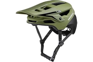 KINGBIKE Fahrradhelm Mountainbike Helm Visier Abnehmbar MTB Helme für Herren Damen Erwachsene Jugend