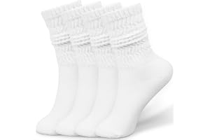 Alaoo 4 par slouch-strumpor, termostrumpor, damstrumpor, sportstrumpor, gosiga strumpor, dam, vadstrumpor, ventilerande retro