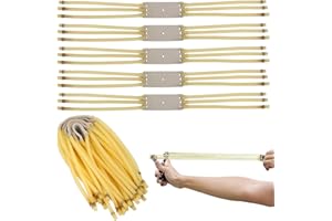 SDFAA 10 Piezas Tirachinas de Goma, Caza de Catapulta, Goma Elástica para Slingshot, Juego de Catapulta de Bandas de Goma de Repuesto Antideslizantes Duraderas, para Deportes de Tirachinas