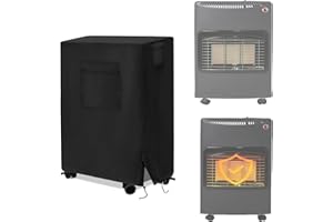 RILIME Portable Gas Heater Cover, 600D Oxford Fabric Garden Protector Cover for Stand Up Heater Heavy Duty Waterproof Outdoor Cover For Home, Office