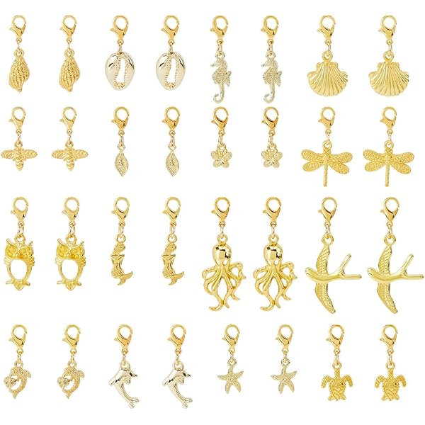 Breloque Trèfle Argent 925 Plaqué Or Avec Cristaux — Compatible Bracelets à Breloques, Cadeau Femme, Porte-bonheur