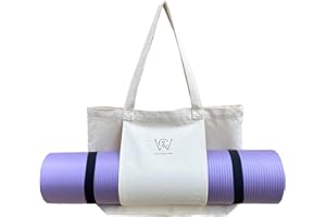 Wivmypog Sac de Transport pour Tapis de Yoga, Facile à Transporter, Sac de Transport, Sac de Gym, Sac à bandoulière, Sac de Gym pour Femme, Yoga, Voyage, Bureau
