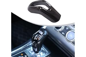 DIYUCAR Carbon Fiber Style ABS Plastic Gear Shift Head Cover Trim for Rangerover Sport RR Sport 2014-2017 Car Accessory