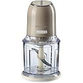 Ariete Vintage Doğrayıcı Bej 0438/03-2 Hız Kademeli, 2 Buton ve 4 Paslanmaz &Ccedil;elik Bı&ccedil;ak, Sebze Doğrayıcı, Buz Kırıcı &Ouml;zellikl