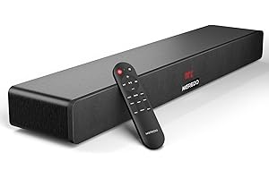 MEREDO Soundbar, 150W Soundbar per TV, subwoofer integrato Soundbar 2.1, surround per home theater, ARC/CEC, Ingresso Ottico, BT 5.0, Aux, USB - 71CM