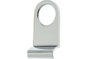 CHIVROSE LTD Yale Type Door Lock Cylinder Pull Surround 86 x 44mm (Polished Chrome)