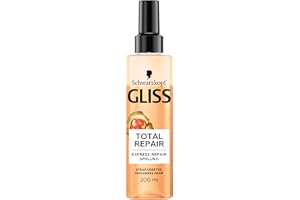 ‎GLISS Gliss Express-Repair-Spülung Total Repair (200 ml), Haarspülung sorgt für sofortige Kämmbarkeit und Schutz vor Haarbruch, Pflegespülung mit Hitzeschutz bis zu 230 °C