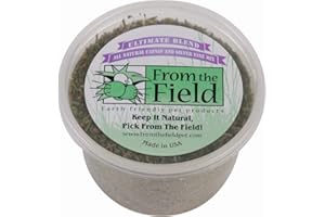 From The Field Ultimate Blend Katzenminze und Silberranke, Premium-Katzenminze aus den USA für Spielzeug und Spielzeit, frisch, potent, ungiftig, umweltfreundlich, sicher für Kätzchen und Katzen,