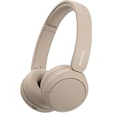 Sony WH-CH520 kablosuz Bluetooth kulak &uuml;st&uuml; kulaklık, y&uuml;ksek ses kalitesi, hafif tasarım, 50 saate kadar pil &ouml;mr&uuml;, hızlı şarj
