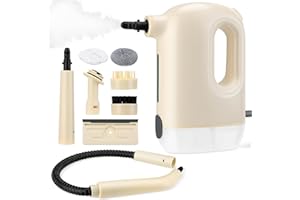 SENPRITY 1200W Handheld Steam Cleaner, Portable Steam Cleaner with 300ml Water Tank&Rapid Heating Handheld Steam Cleaner for Home, 8-Piece Accessories Set for Kitchen Air Conditioning Sofa and more