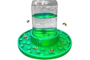 Lyricalist - Abreuvoir pour abeilles - Mangeoire à eau pour abeilles - Mangeoire de ruche - Tasses de jardin - Eau sucrée et mangeoire d'entrée - Mise en conserve efficace des abeilles