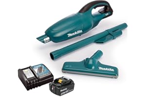 Makita DCL180Z Cordless 18V Li-ion Vacuum Cleaner Body + 1 x 5.0Ah Battery & Charger