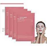 Bio Collagen Real Deep Mask, 4 Pieces Collagen Mask, Bio Collagen Deep Moisturizing Mask, Moisturizing, Anti-Wrinkle, Reduce