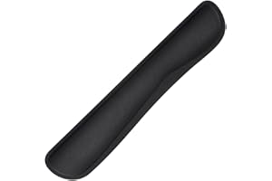 Keyboard Wrist Rest, AILRINNI Gel Gaming Keyboard Mat Pad, Ergonomic Memory Foam Keyboard Wrist Support Mat for Gaming Computer Typist Office - Black