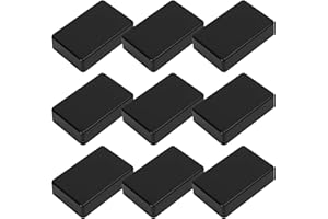 HMKESOTERIC 9 Pezzi Scatola di Giunzione Impermeabile, Scatola di Derivazione Esterna, Custodia Scatola Derivazione Esterna, Scatola Stagna Elettrica da Esterno, Nero/70x45x18mm