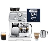 De'Longhi La Specialista Arte - Espresso Maker 3 Predefined Drinks | EC9155.W Manual Coffee Maker with Manual Milk Frother, 1