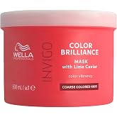 Wella Invigo Color Brilliance, Hair Mask - 500 ml. | Mask for Thick and Colored Hair - Protective Color Treatment with Vitami