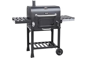 ‎TAINO TAINO HERO XL BBQ Smoker GRILLWAGEN Holzkohle Grill Grillkamin Standgrill Räucherofen Zubehör