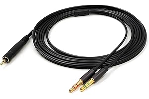 Earmax Ersatz-Kopfhörerkabel, 3 m, kompatibel mit Sennheiser G4ME ONE G4ME Zero GSP500 GSP600 GSP300 GSP301 GSP350 GSP370 GSP550 GSP670 PC373D EPOS H3 H6PRO Headsets 300 cm