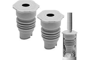 JOZMMZEOOA 2 Stücke Waschmaschinen Rohrdichtung 45-50mm Washing Machine Grau Drain Hose Seal Abflussrohrdichtung Deodorant Universal dichtungsri Schlauch Stopfen,Abflussrohre für Küche und Bad