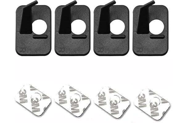ANCLLO 4 pièces Repose-flèche en Plastique Noir tir à l'arc RH Arc Classique Repose-flèche Chasse tir ciblage Accessoire Main Droite