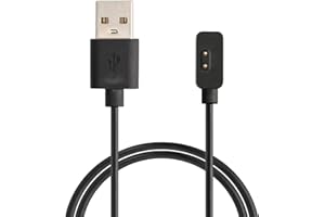 kwmobile Kabel USB do ładowania kompatybilny z Xiaomi Mi Band 7 Pro / Poco Watch kabel do ładowania smartwatcha - czarny