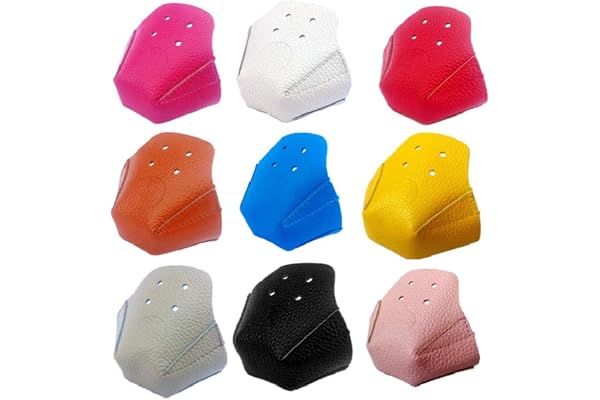 Breale 1 paire de protège-orteils anti-friction en cuir PU avec 4 trous pour patins à roulettes