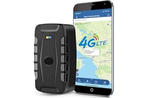 TKMARS Localizzatore GPS 4G per Auto - Tracker da 20000mAh Senza Abbonamento, Antifurto Magnetico Impermeabile, Geolocalizzatore Con APP Gratuita