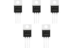 Gikfun Packing RFP30N06LE 30A 60V N-Channel Mosfet TO-220 ESD Rated for Arduino DIY Kit (Pack of 5pcs) EK1658U