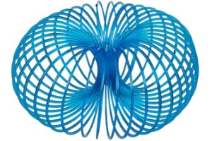 BLUECHOLON Luminous Spiral Glow in the Dark Toy for Kids Rainbow Spiral Blue Green Colorful Kids Toys Luminous Birthday Party Rainbow (Blue)