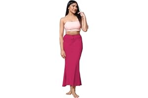 Jaanvi Fashion Women's Lycra Fishcut Saree Shapewear,Petticoat,Skirt, Comfortwear