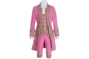 FAD-4U Costume victorien pour homme style rococo médiéval
