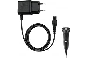 Ersättningskabel 15 V HQ8505 strömkabel, för Philips rakapparat 5000 7000 9000 HC5630 Bodygroom,1 m laddningskabel för Philip