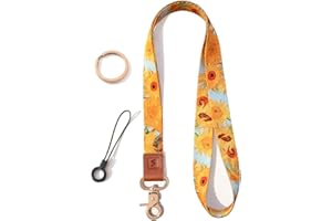 SENLLY Llavero Cordón de Cuello, Diseño de Patrones Originales Acollador Correa para el Llaves y Badge Id Tarjeta