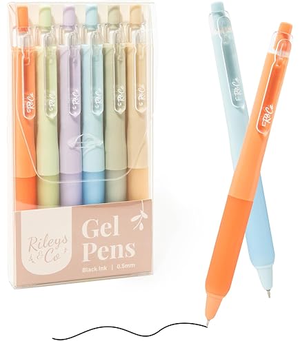 Stylo à Encre Gel Noir/rouge/bleu, 12 Paquets, Stylos à Pointe