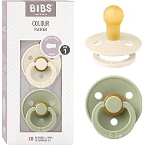 BIBS Baby-Löffelset 2er Pack – Weich, Schmal & Spülmaschinengeeignet, Made In Dänemark (Farbe: Blush)